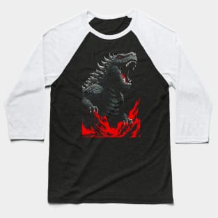 Godzilla 6 Baseball T-Shirt